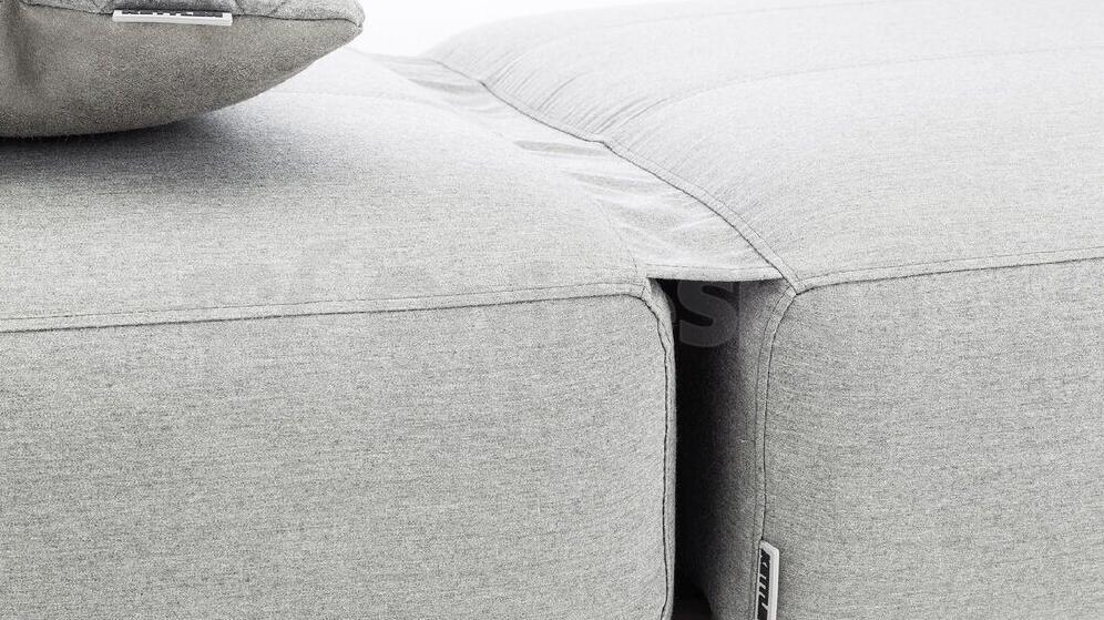 KETTLER EGO lehátko - stříbrná / šedá / sunbrella®