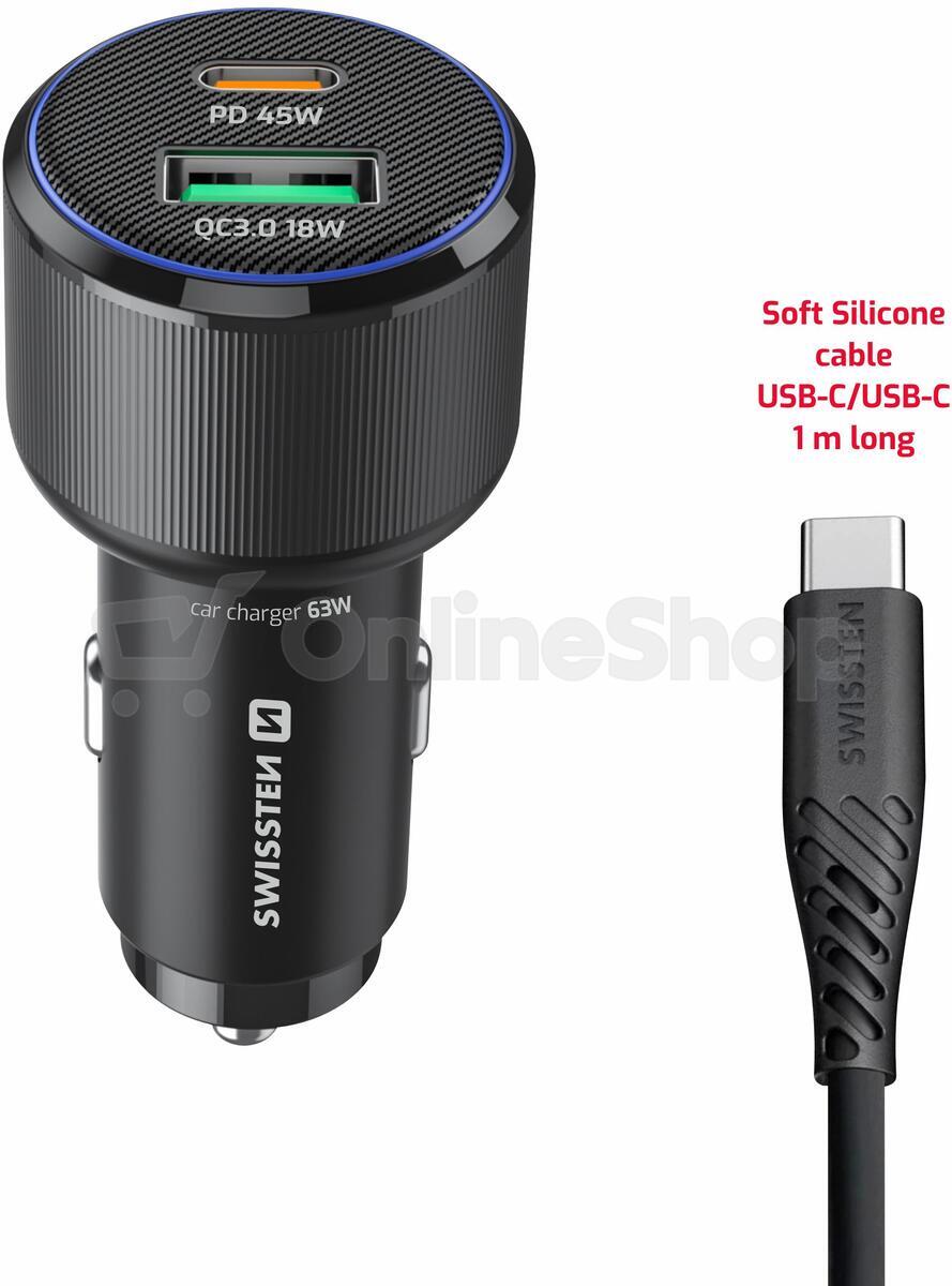 ADAPTÉR Swissten USB-C PD + USB-A