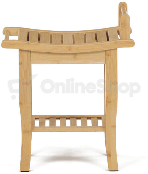 Taburet, bambus, přírodní, DR-B063 NAT Autronic