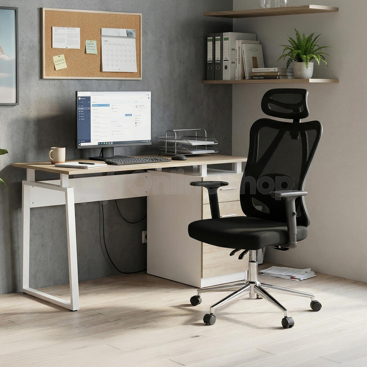 Kancelářská židle Autronic KA-R216 BK, černá