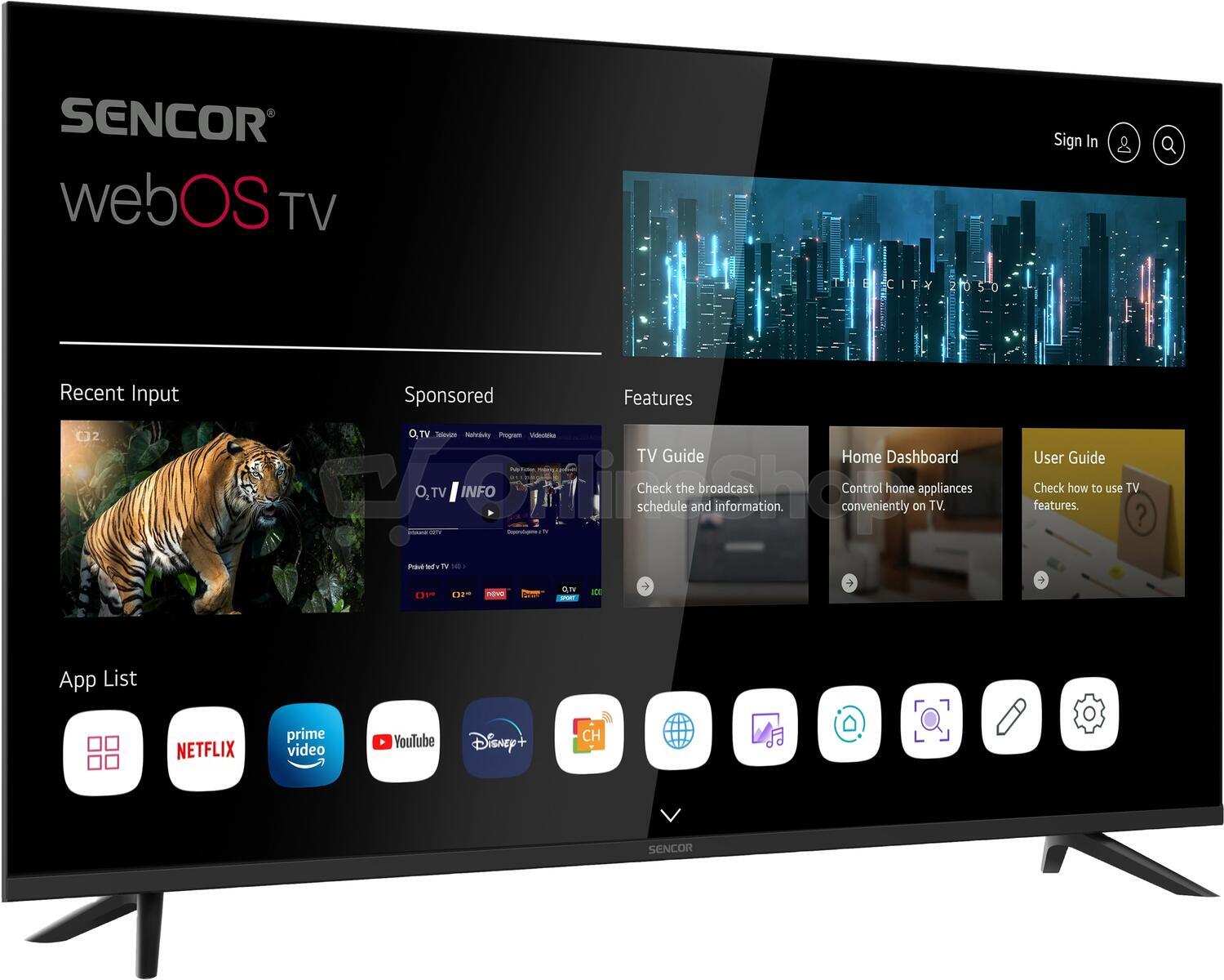 LED televize Sencor SLE 43FS804B