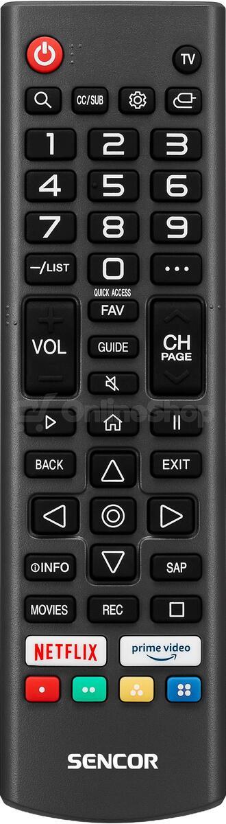 SET LED televize Sencor SLE 43FS804B + Soundbar Sencor SSB 5500BW