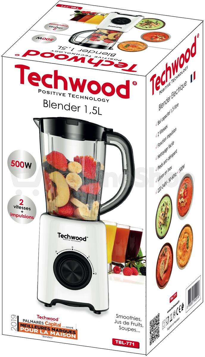 Stolní mixér Techwood TBL771, bílý