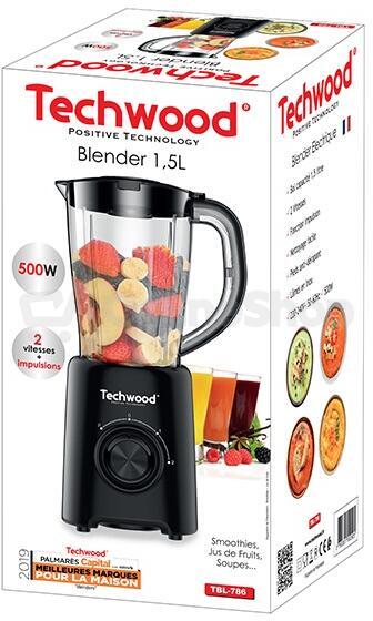 Stolní mixér Techwood TBL786, černý