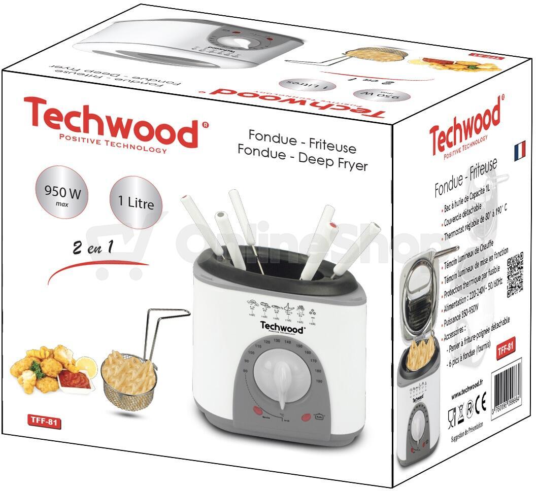 Fritéza a fondue 2v1 Techwood TFF81