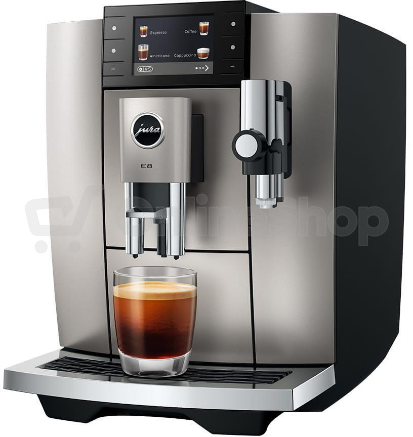 Kávovar Jura E8 Midnight Silver