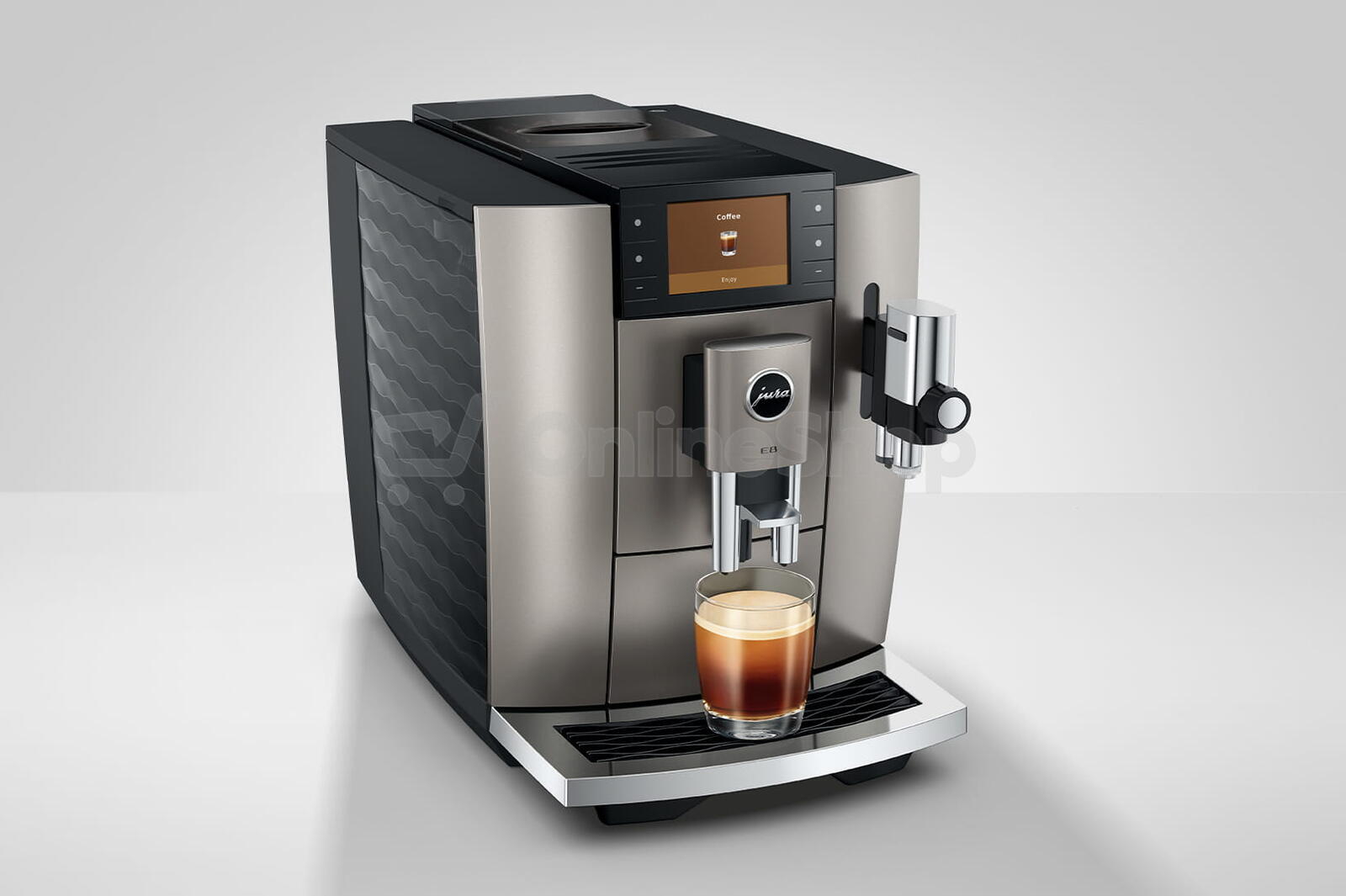 Kávovar Jura E8 Midnight Silver
