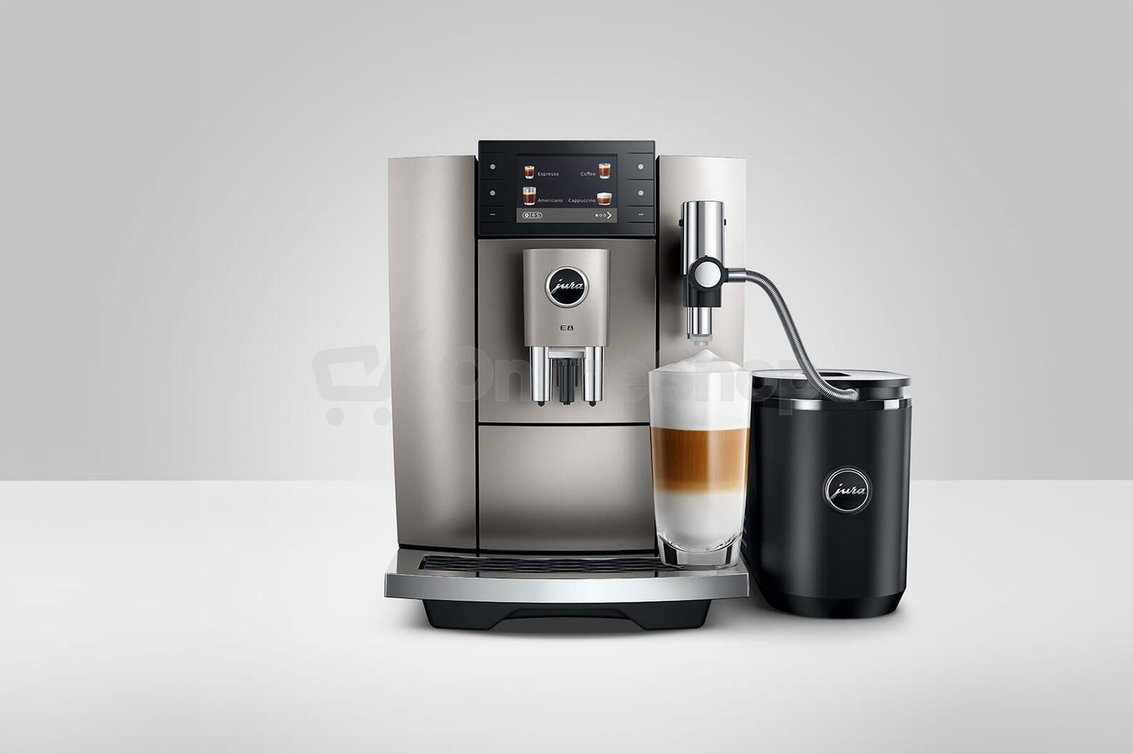 Kávovar Jura E8 Midnight Silver