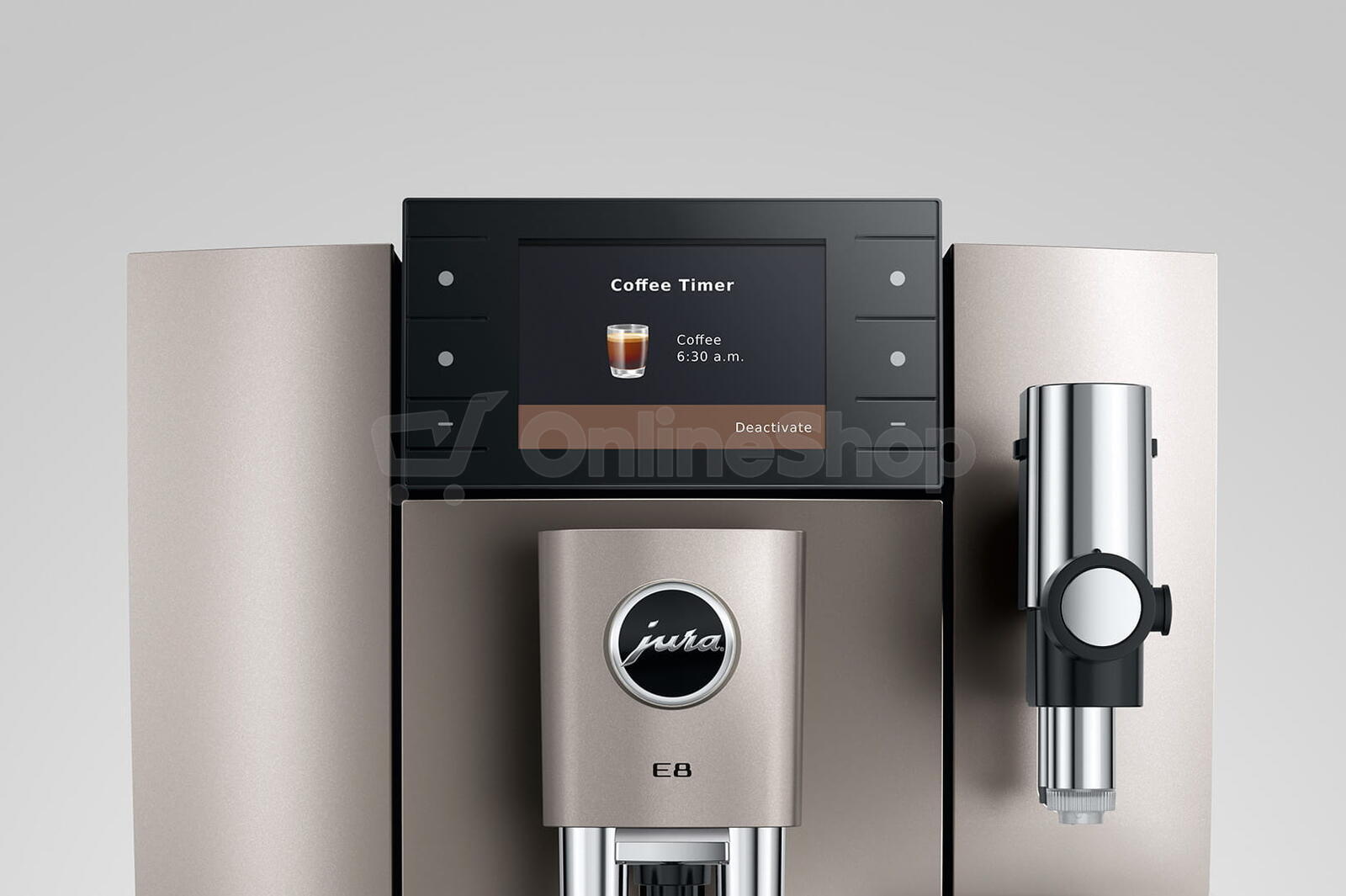 Kávovar Jura E8 Midnight Silver
