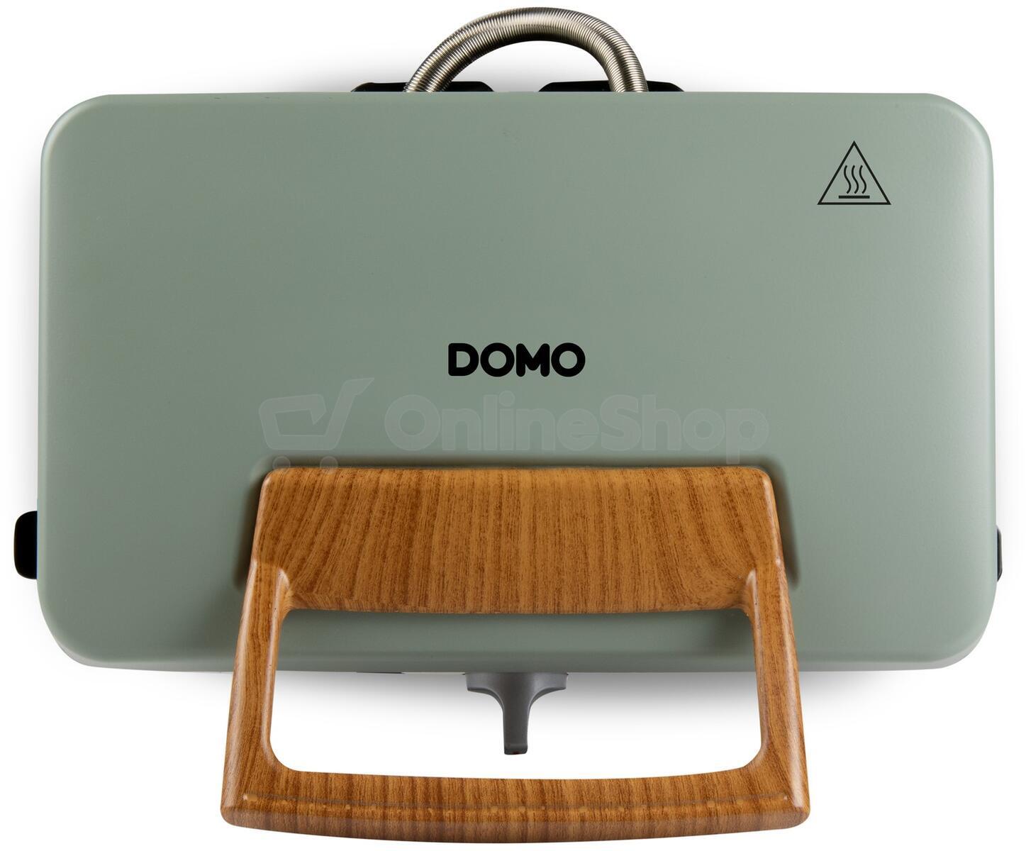 Sendvičovač - Gril - Vaflovač - 3v1 - zelený - DOMO DO9276C