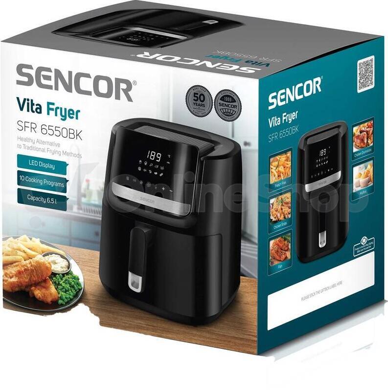 Horkovzdušná fritéza Sencor SFR 6550BK-EUE3