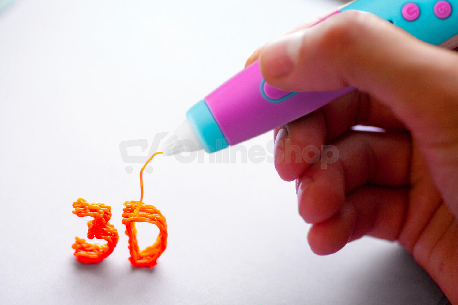 3D pero GoGEN BOB A BOBEK + 36 m náplní, 17 šablon, 3 strojky - modré