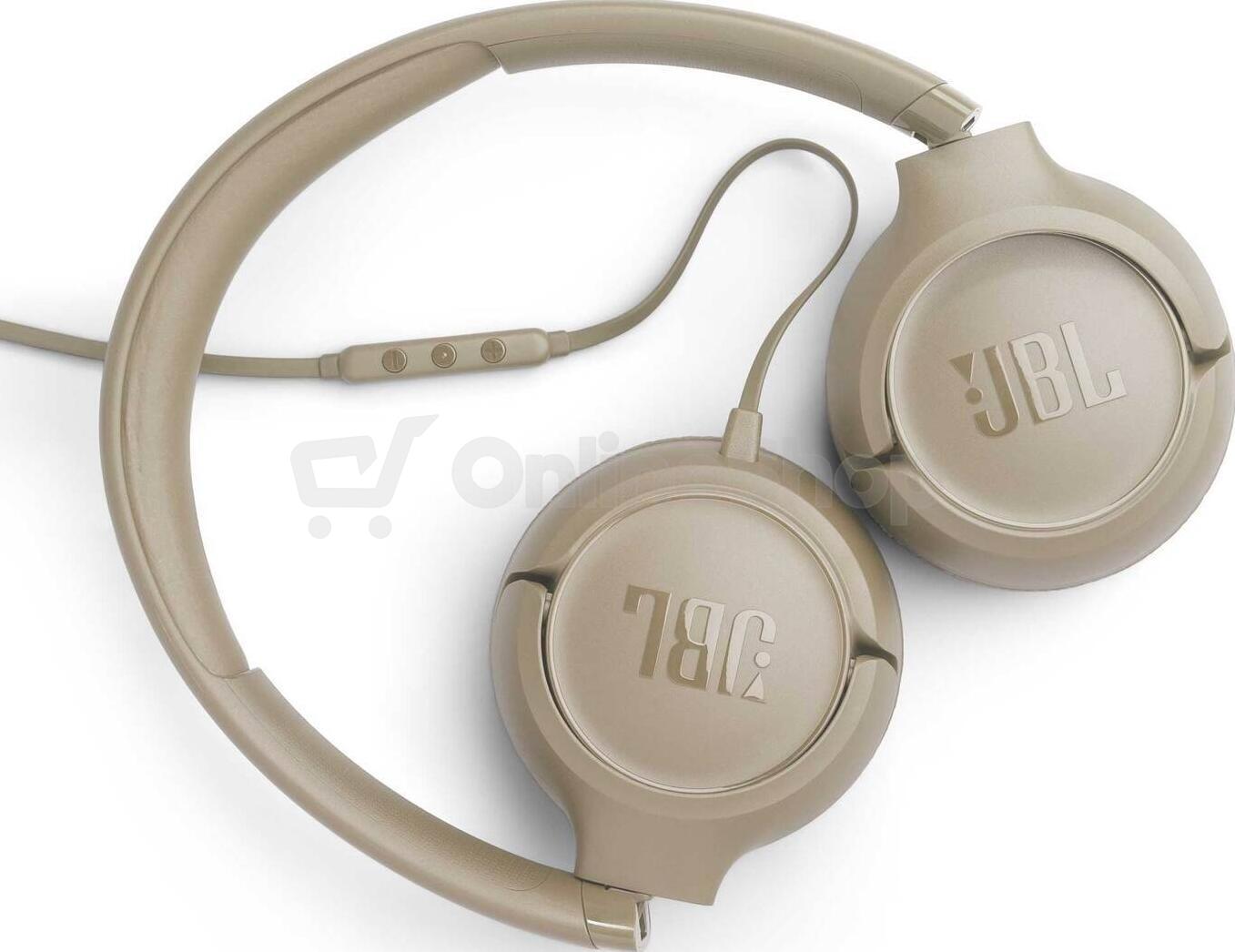 Sluchátka JBL Tune 530C Beige
