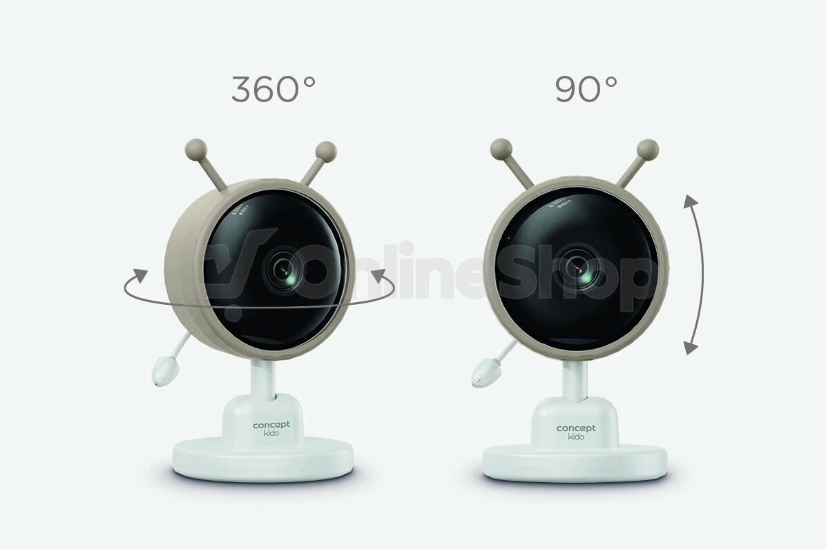 Dětská chůvička s kamerou Concept KIDO KD1000