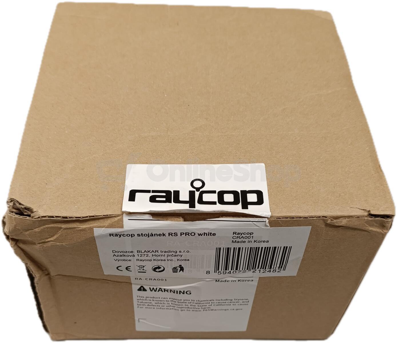 Raycop RS PRO white stojánek | Skutečná fotografie prodávaného kusu