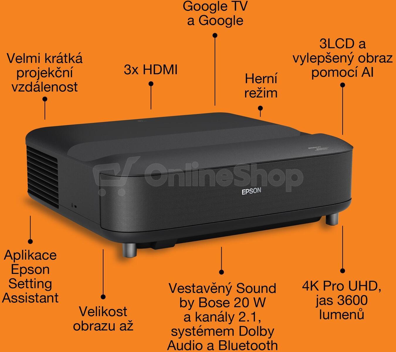 Projektor Epson EH-LS670B