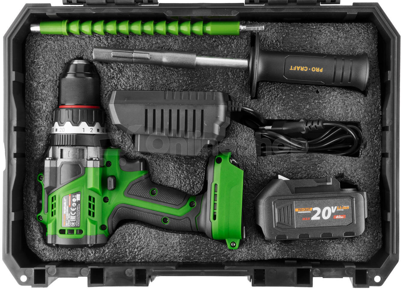 Aku šroubovák Procraft PA18ProBL-1B-C