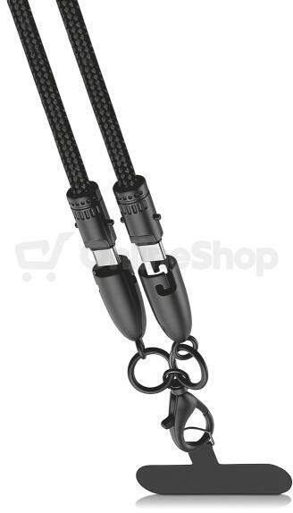 Datový kabel Aligator Machrkabel 3A 60W, USB-C/USB-C, černý