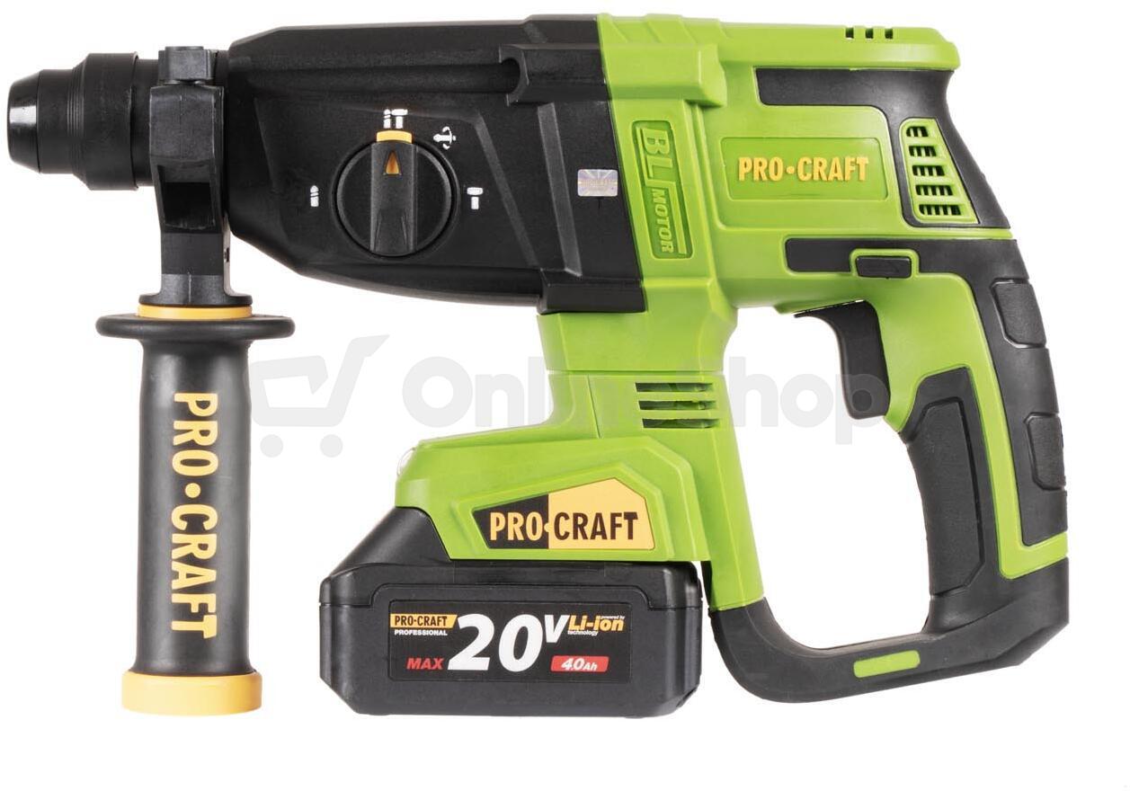 Aku vrtací kladivo Procraft PHA40 SDS Plus / PHA40-2B-C