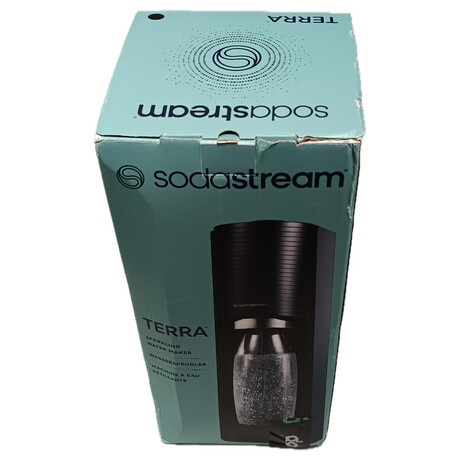 SodaStream Terra Black, lehce poškozený obal | Skutečná fotografie prodávaného kusu (foto 1)