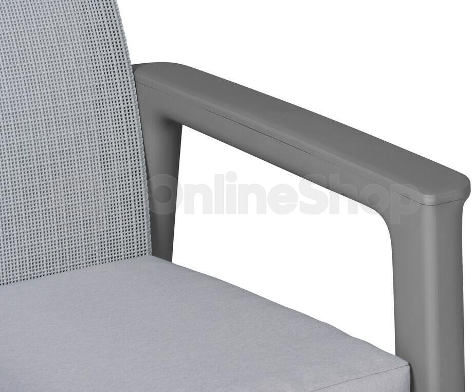 KETER SCANDI LINEA SET - Ash grey/Storm grey