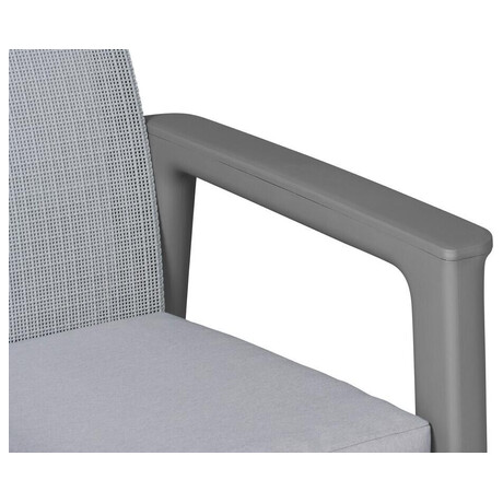 KETER SCANDI LINEA SET - Ash grey/Storm grey