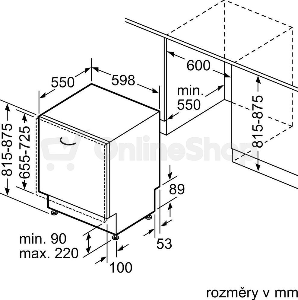 Myčka nádobí Bosch SMV4HVX11E Serie 4