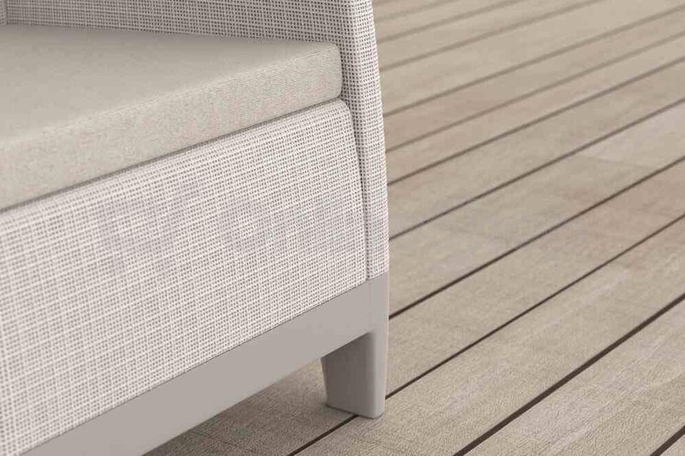 KETER SCANDI FORMA SET - Pebble grey/Soft biege
