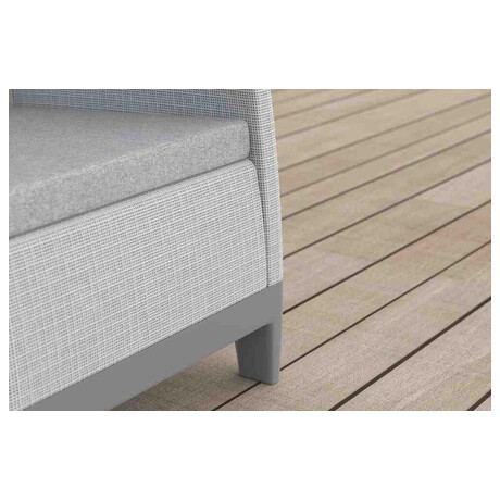 KETER SCANDI FORMA 3 SEATERS SET - Ash grey/Storm grey