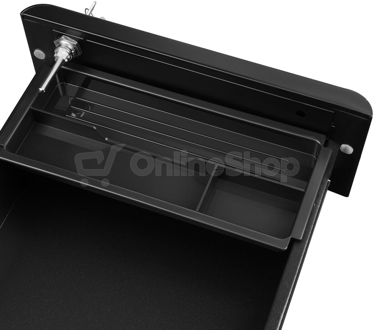 Kancelářský kontejner 30x46x59cm, kov, černá, AUK-E1130 BK Autronic