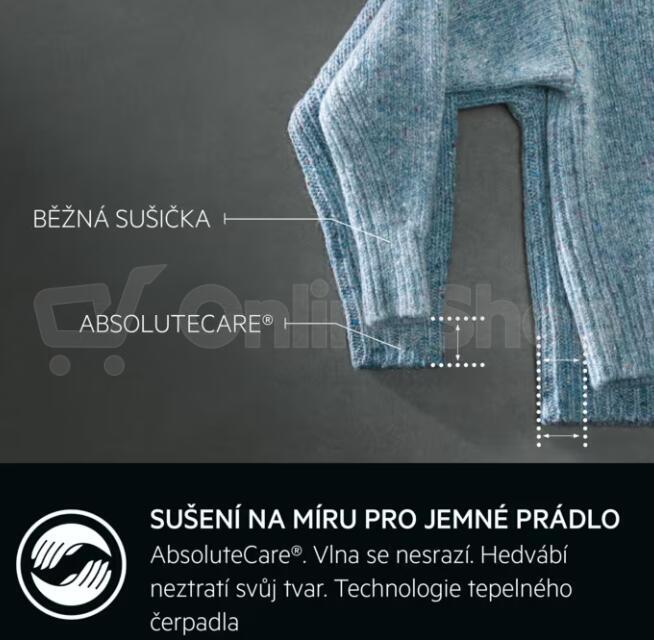 Sušička prádla AEG 8000 AbsoluteCare® TR8394CDC