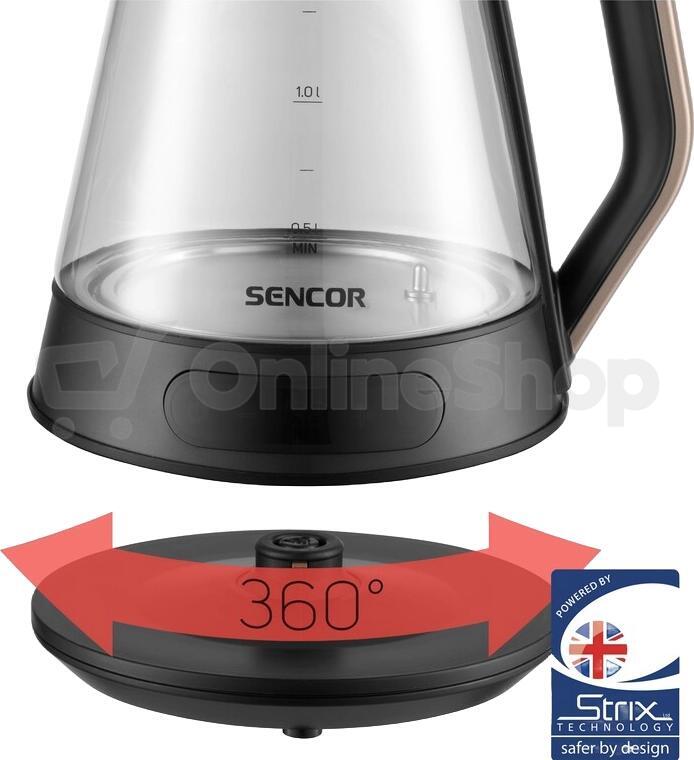 Chytrá konvice s termoregulací Sencor SWK 1595BK