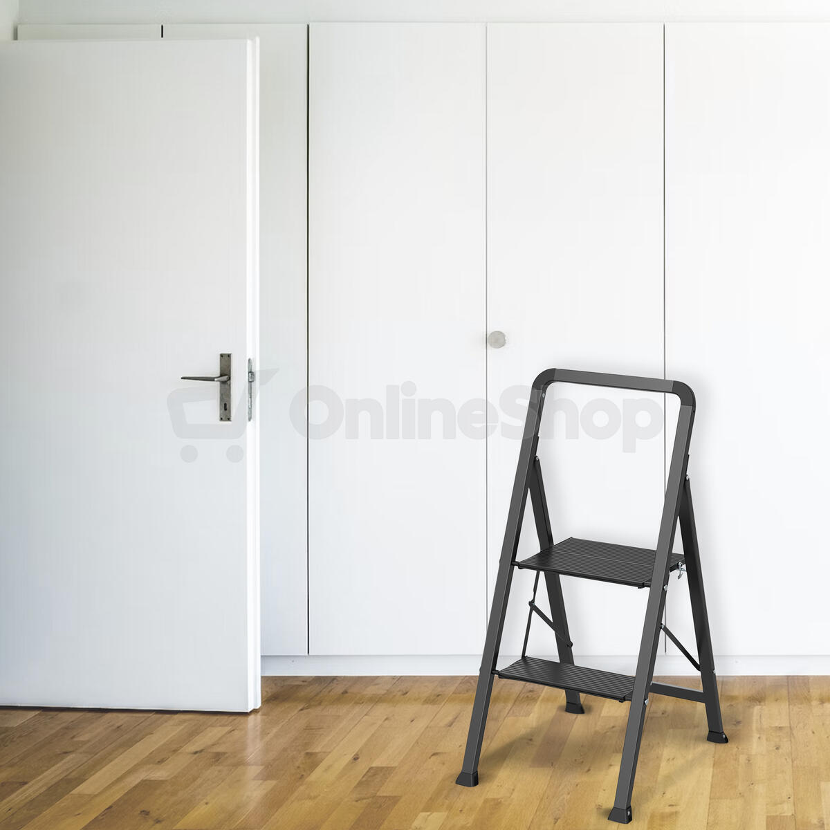 Schůdky MSV 130170, matná černá