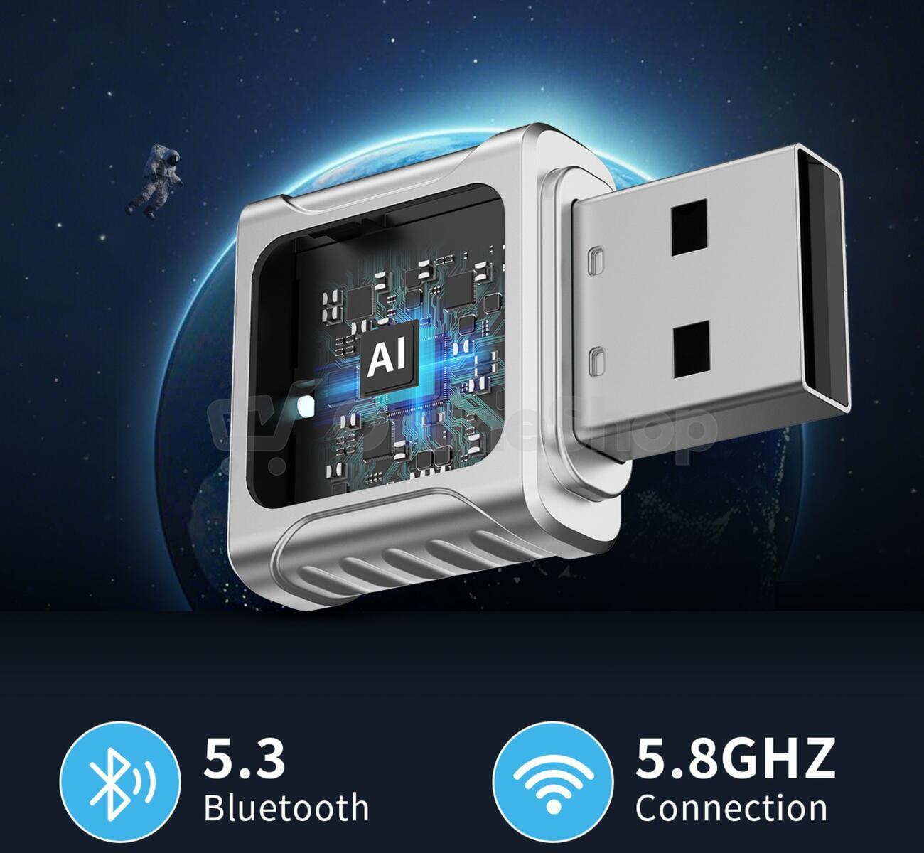 SWISSTEN CARLINK ADAPTER - APPLE CARPLAY / ANDROID AUTO (+ ADAPTER USB-A / USB-C)