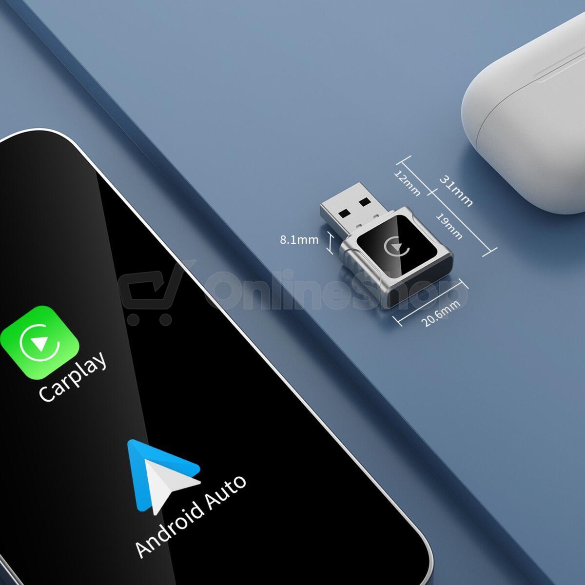SWISSTEN CARLINK ADAPTER - APPLE CARPLAY / ANDROID AUTO (+ ADAPTER USB-A / USB-C)