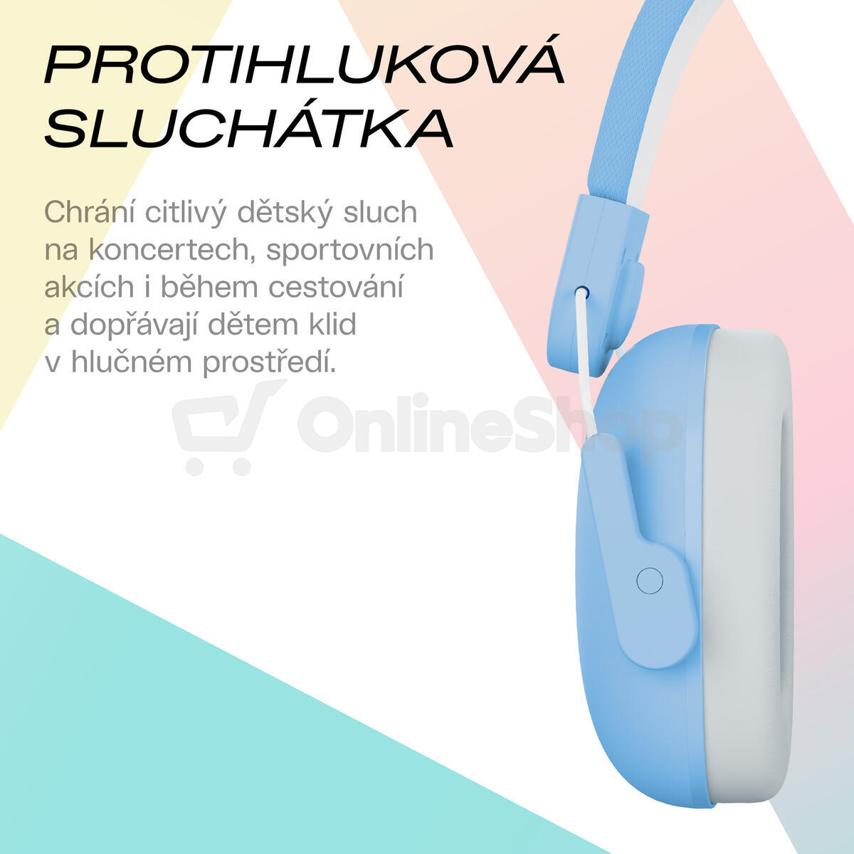 Chrániče sluchu pro děti LAMAX KidMuffs1, modré