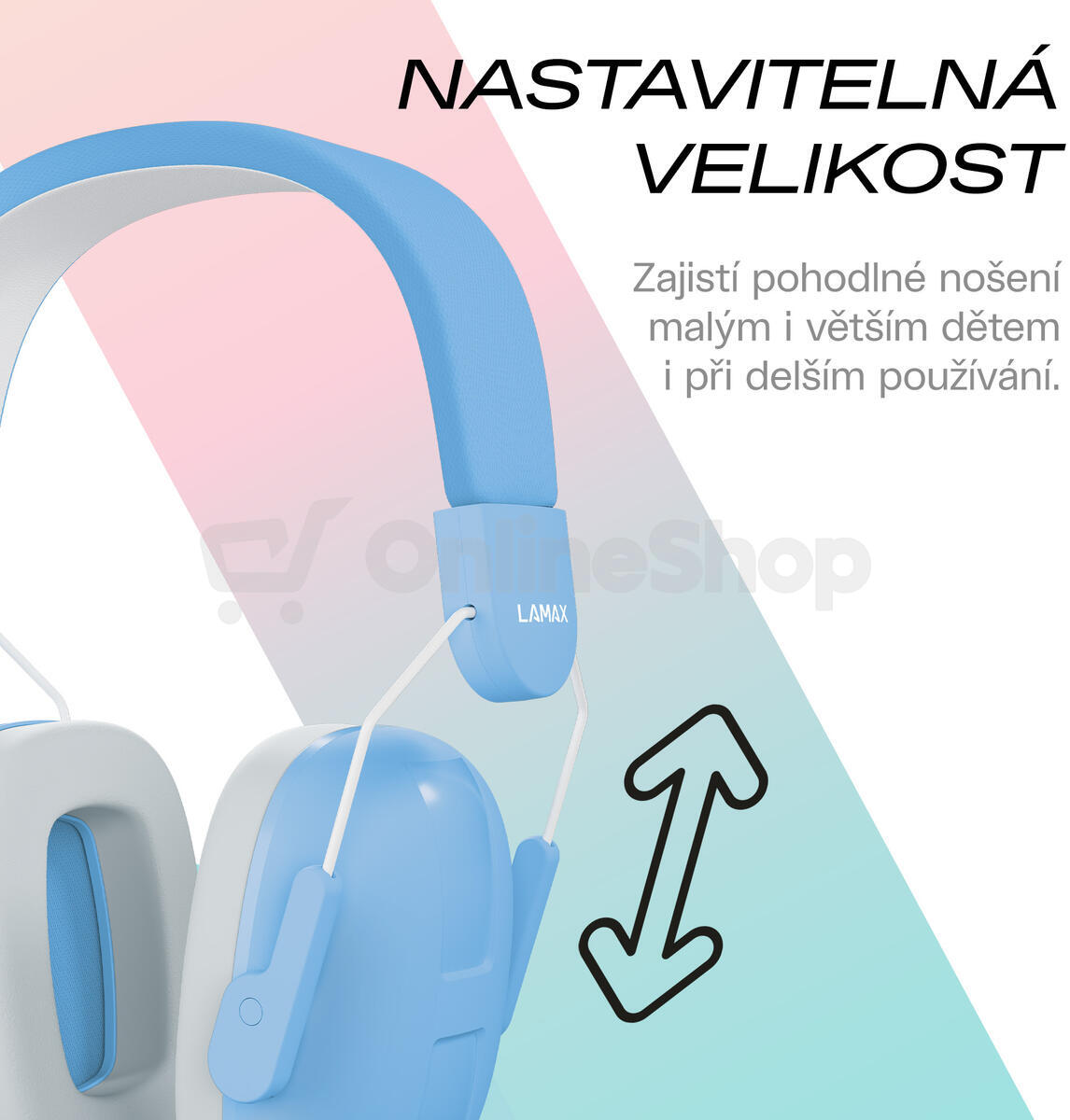 Chrániče sluchu pro děti LAMAX KidMuffs1, modré