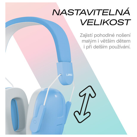 LAMAX KidMuffs1, modré (foto 6)