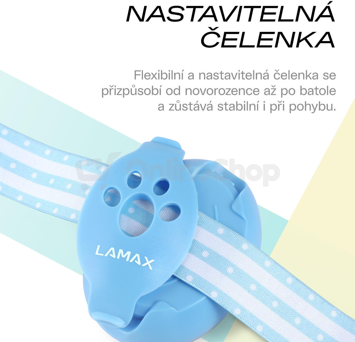Protihluková sluchátka LAMAX BabyMuffs1, modrá