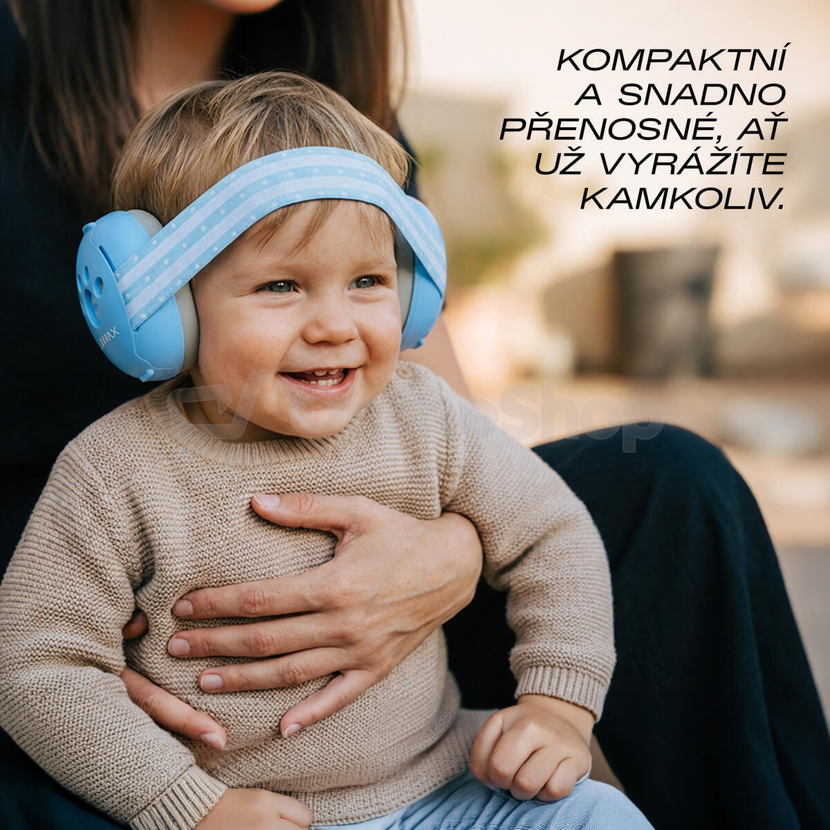 Protihluková sluchátka LAMAX BabyMuffs1, modrá