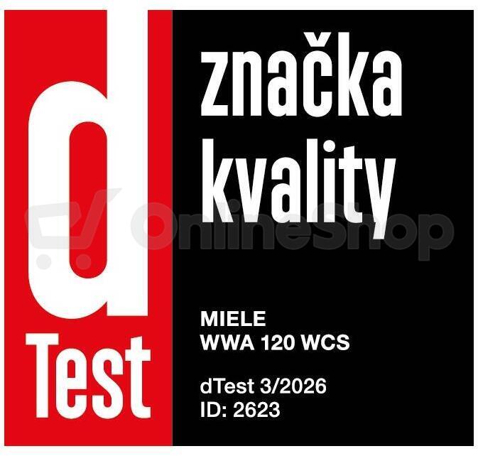 SET Pračka Miele WWA120 WCS 8kg Active + Sušička prádla Miele TWA520WP