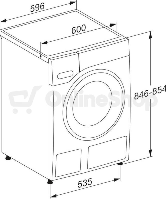 SET Pračka Miele WWA120 WCS 8kg Active + Sušička prádla Miele TWA520WP
