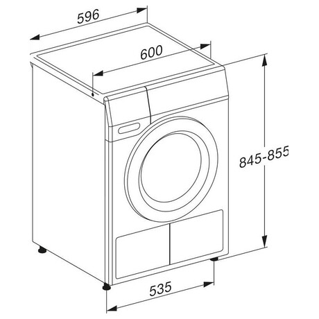 Miele TEA535WP 8kg Active (foto 3)