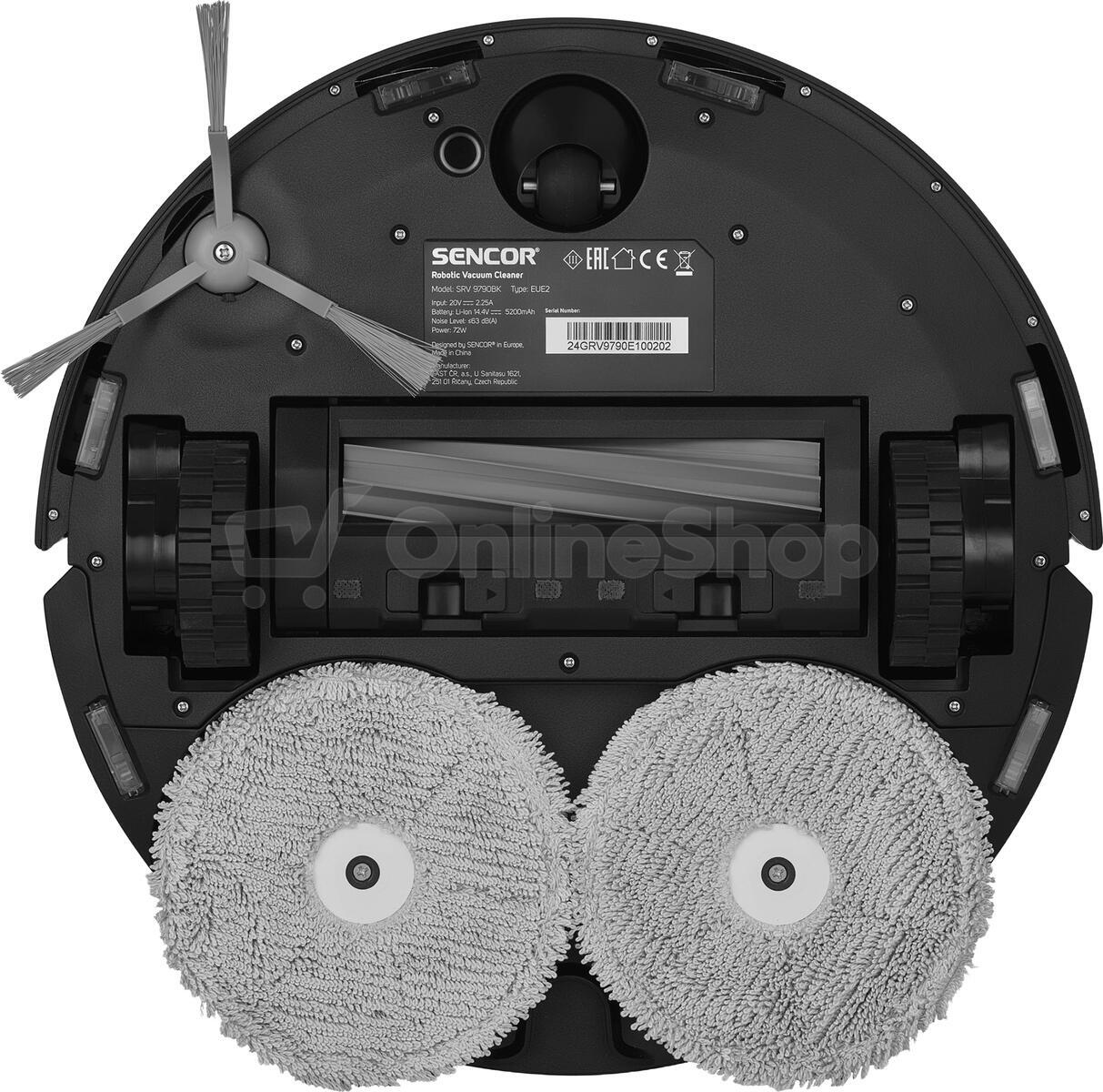 Robotický vysavač Sencor AQUINO+ SRV 9790BK-EUE3