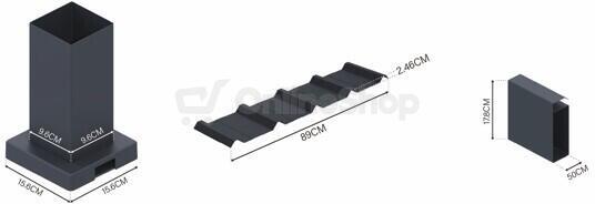 ROJA METTA ocelový přístřešek na auto