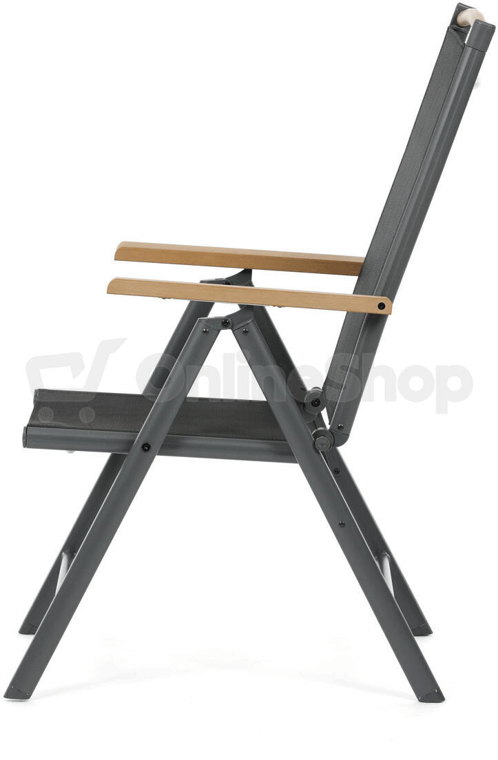 Zahradní židle Autronic AZC-W1408, šedá