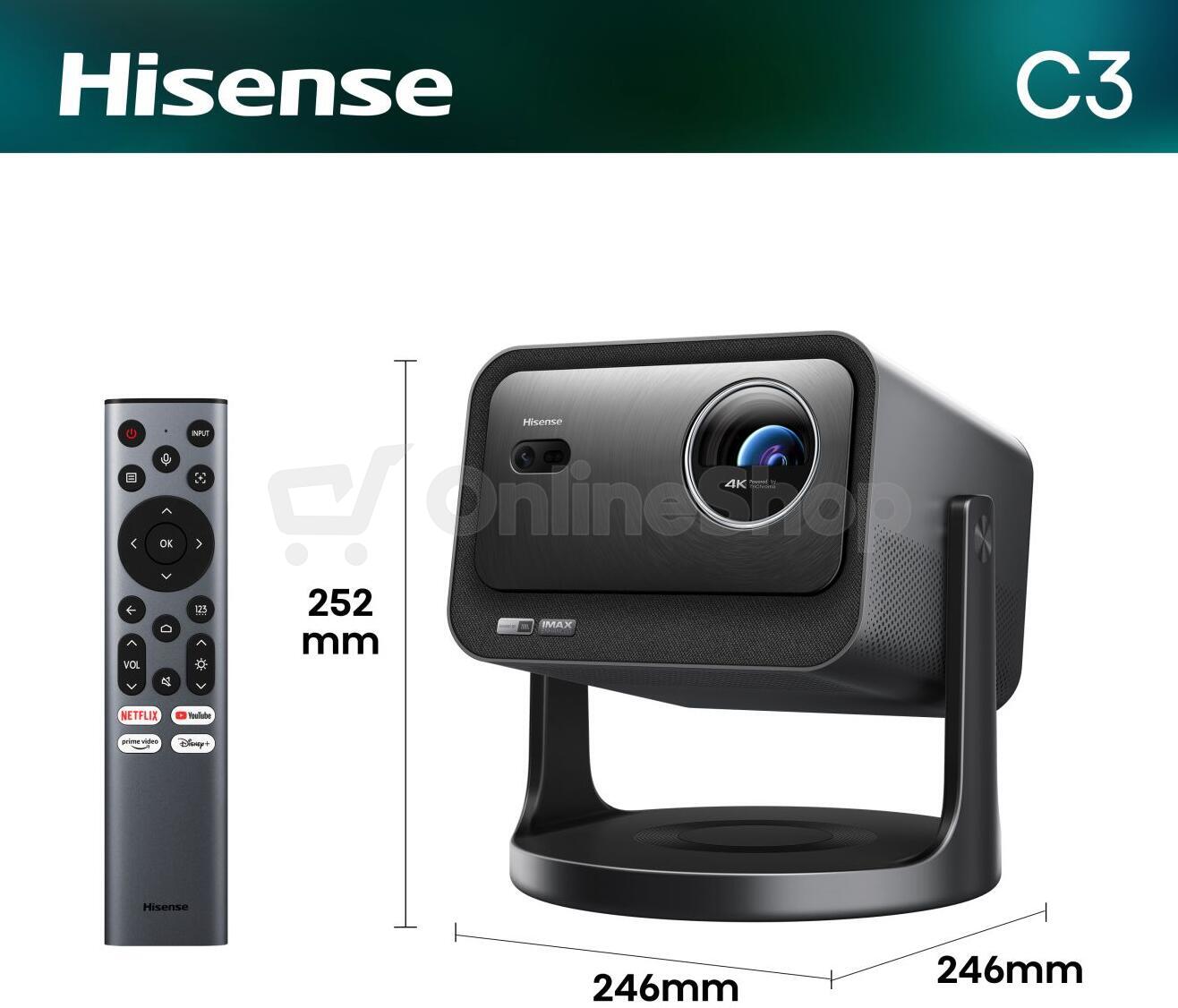 Smart mini projector Hisense PROJECTOR C3