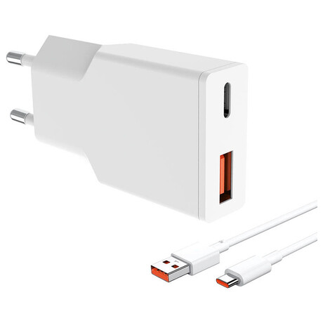 Solight USB A+C 20W fast charger