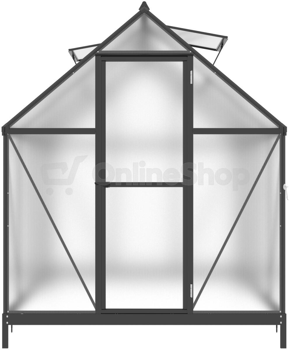 Skleník LANITPLAST SARANA 6x8 PC 4 mm černý LG4334