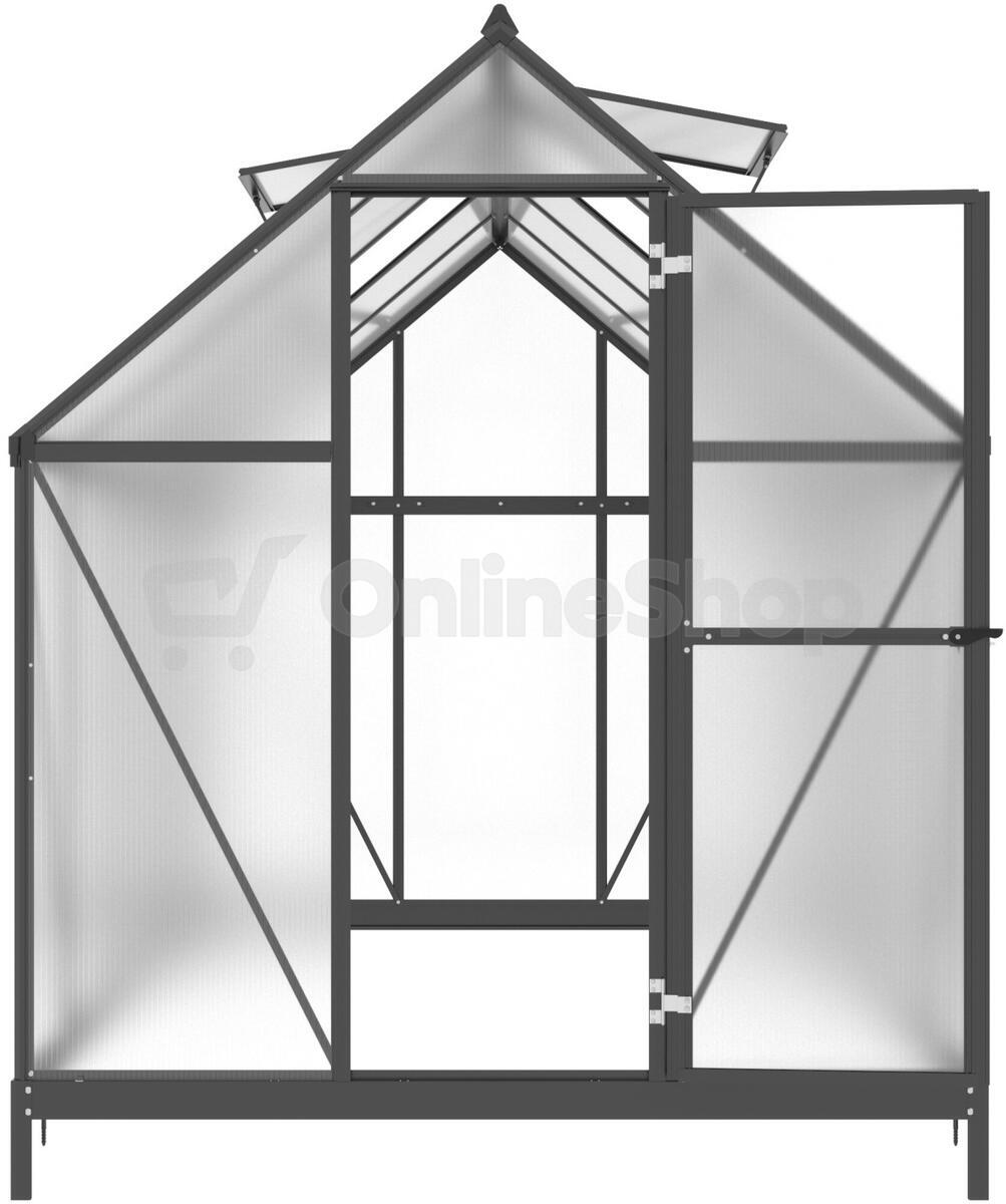 Skleník LANITPLAST SARANA 6x12 PC 4 mm černý LG4335